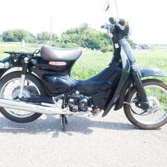HONDA リトルカブ FI セル付き４速 AA01 珍しいブラック 走行少なく、かなりの美品！実働50cc 原付 富山、石川、金沢の画像