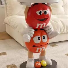 新品最安値!  M&M's エムアンドエムズ サイドテーブル フィギュア エムアンドエムの画像