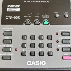 【お話中
】キーボードCASIO CTK-650の画像