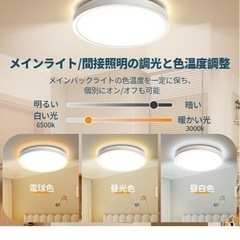 木目LEDシーリングライト10畳 調光の画像