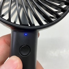O 2508-623 ハンディファン 充電ケーブル無し 動作確認済み キズ汚れ有りの画像