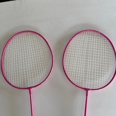 バドミントンラケット×2
の画像