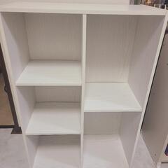 カラーボックス　白の画像