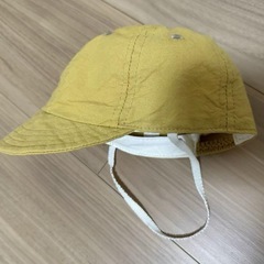 【新品】綿100%ベビーキャップ　42cmの画像