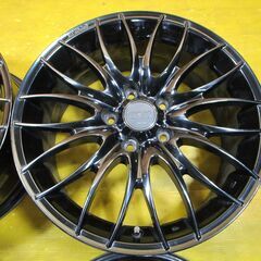 B2082 WORK STEEZ 4本SET 17インチ 7.0J 114.3/5穴 +50 札幌の画像