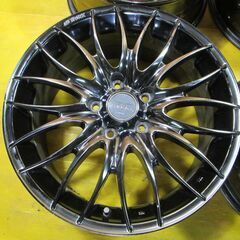 B2082 WORK STEEZ 4本SET 17インチ 7.0J 114.3/5穴 +50 札幌の画像