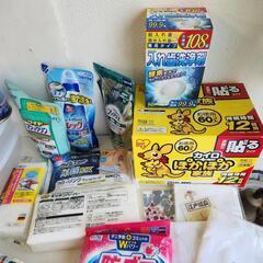 【日用品まとめて】マジックリン　ファブリーズ　アルミホイル　布巾　ホッカイロ　などなどの画像