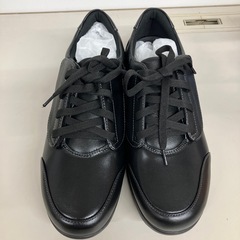 O2508-619 あとりえOKADA シープ革クッション フィットシューズ 24.5〜25cm 未使用の画像