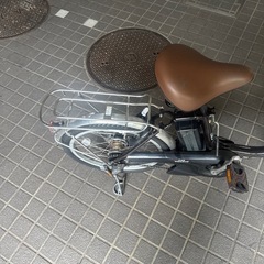 電動自転車　20インチ　ヤマハ　PAS　8.7ahバッテリー良好！　3段ギアの画像