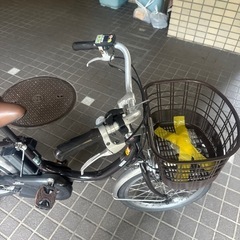 電動自転車　20インチ　ヤマハ　PAS　8.7ahバッテリー良好！　3段ギアの画像