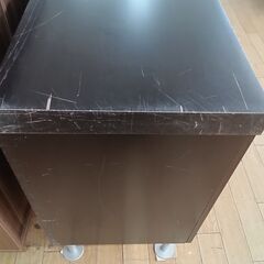 ★リユースのサカイつくば店★TK6235  サイドボード ブラック H75×D42×W206 クリーニング済みの画像
