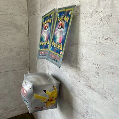 【ポケモン】 ピカチュウ 店舗 店舗用品 広告 販促 キューブ タペストリー セット まとめ まとめ売り ポケモンカードゲーム A0216の画像