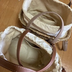 しまむらかごバッグの画像
