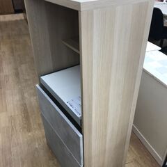 ★リユースのサカイ春日部店★KJ11366 イケア キャビネット ブラウン　グレー H130×W60×D40 クリーニング済みの画像