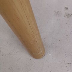 リユースのサカイ栃木店★ジモティ割あり★ 一生紀 テーブル(椅子付き) ナチュラル木目 W120×D105×H70 クリーニング済み TC10307の画像