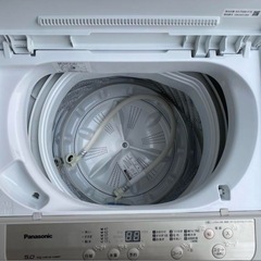 C5642★2019年製美品★パナソニック　洗濯機　5KG 一人暮らし　冷蔵庫の画像