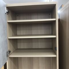 ★リユースのサカイ春日部店★KJ11367 イケア キャビネット ブラウン　グレー H195×W61×D41 クリーニング済みの画像
