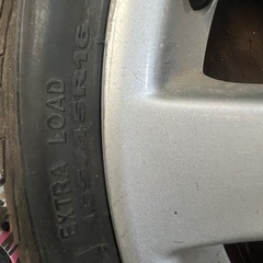 ダイハツ L175 ムーブカスタム 純正16インチホイール　オマケタイヤ付きの画像