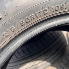 グットイヤー215/60-17 ホワイトレター4本セットの画像