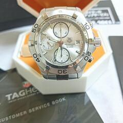 美品43万。TAG HEUER　アクアレーサー　自動巻きクロノグラフ　腕時計の画像