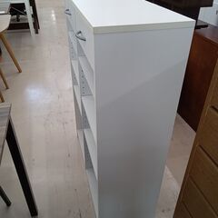 リユースのサカイ栃木店★ジモティ割あり★  整理ダンス ホワイト W89.5×D33×H122 クリーニング済み TC10309の画像