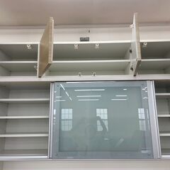 レンジボード 【松田家具】［1700 バリエレンジ(A) ノーブルオーク］食器棚 キッチン収納🚚自社配送時💳代引き可🚚(現金、クレジット、スマホ決済対応)の画像