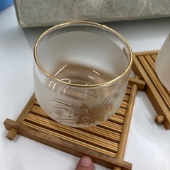 新品未使用】佐々木硝子　花ぐるまティーセット5客の画像