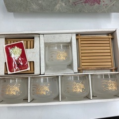 新品未使用】佐々木硝子　花ぐるまティーセット5客の画像