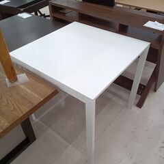 リユースのサカイ栃木店★ジモティ割あり★ IKEA テーブル ホワイト W75.1×D75.1×H74 クリーニング済み TC10310の画像