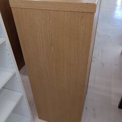 リユースのサカイ栃木店★ジモティ割あり★  収納棚 ナチュラル木目 W45×D40.5×H105.5 クリーニング済み TC10311の画像
