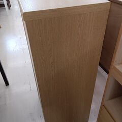 リユースのサカイ栃木店★ジモティ割あり★  収納棚 ナチュラル木目 W45×D40.5×H105.5 クリーニング済み TC10311の画像