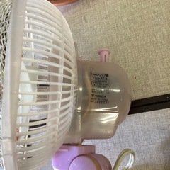 扇風機（挟めるタイプの画像