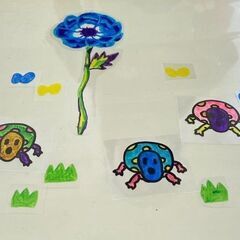 【アトリエべる流山教室】🤖金属じゃなくて🛠️ダンボールや絵の具でタブレット作り‼️📱の画像
