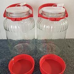 東洋佐々木ガラス 保存容器 果実酒びん 4リットル 5号 4000ml 　未使用品　２個セットの画像