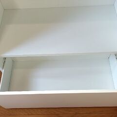 IKEA ベリグ／ブックディスプレイ 収納付き, ホワイトの画像