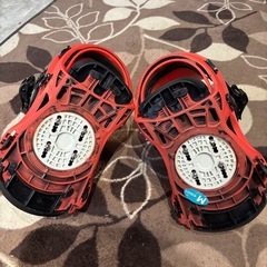 FLUX PK M/Lスノーボードビンディング オレンジの画像