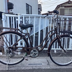 【中古自転車】　(ブラウンメタリック) 26インチ　外装6段の画像