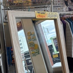 【姿見】【全身鏡】クリーニング済み【管理番号12108】町の画像