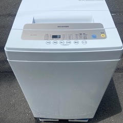 【23区近隣配送設置無料 】 I399 IRIS OHYAMA 2020年製 5.0kg 全自動洗濯機 ゴールド  の画像