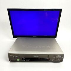 【レガストック川崎本店】【動作確認済み】Panasonic パナソニック VHS ビデオデッキ NV-H110 1998年製の画像