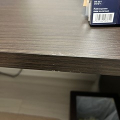 デスク　ブラウンの画像