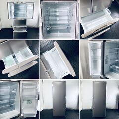 ID:rd24513 【自社配送エリア内限定】東芝 TOSHIBA 冷蔵庫 ファミリー 中古 2015年製 6ドア 481L レディッシュゴールド ファン式 観音開き GR-H48FX(N)  【リユース品：状態B】【送料無料】【設置費用無料】の画像