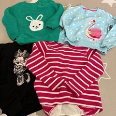 100-110 子供服　長袖　上着　ベスト　パジャマの画像
