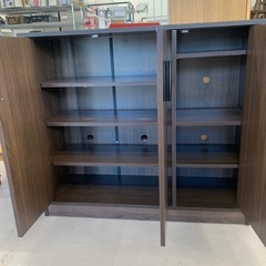 美原店　シューズボックス　下駄箱　靴箱　3扉タイプ　玄関収納の画像