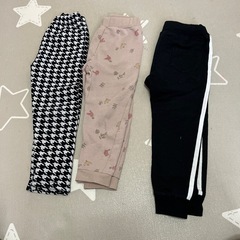 ③女の子　100-110 長ズボン　冬の画像