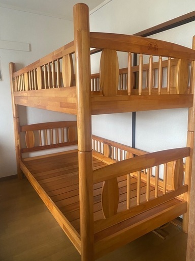 ☆値引きしました♪中古 木製2段ベッド☆良品♪