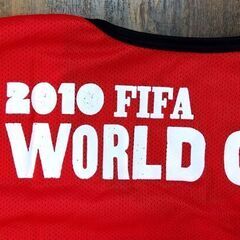 ① Coca-Cola 2010年 南アフリカ FIFA ワールドカップ コカ・コーラ サッカー ビブス フリーサイズ ノベルティ 札幌市 中央区 南12条の画像