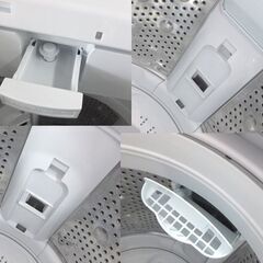 7.0kg 洗濯機 2024年製 日立 ビートウォッシュ ナイアガラ ビート洗浄 BW-V70K ホワイト HITACHI 屯田店の画像