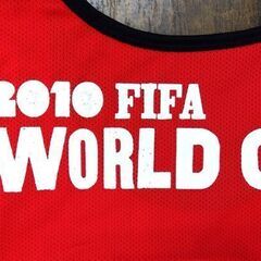 ② Coca-Cola 2010年 南アフリカ FIFA ワールドカップ コカ・コーラ サッカー ビブス フリーサイズ ノベルティ 札幌市 中央区 南12条の画像