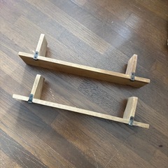  セリア 木製 飾り棚の画像